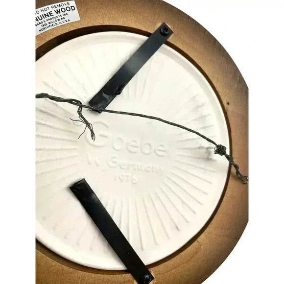 VTG 1976 Goebel Hummel Bisque Plate Framed Collectors Club Member W. Germany - Picture 2 of 12